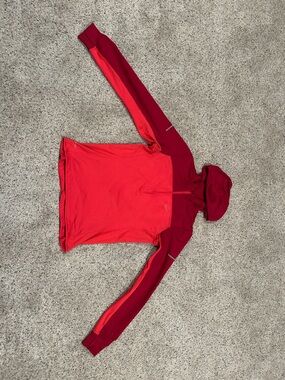 Nike Red Athletic Hoodie Pullover